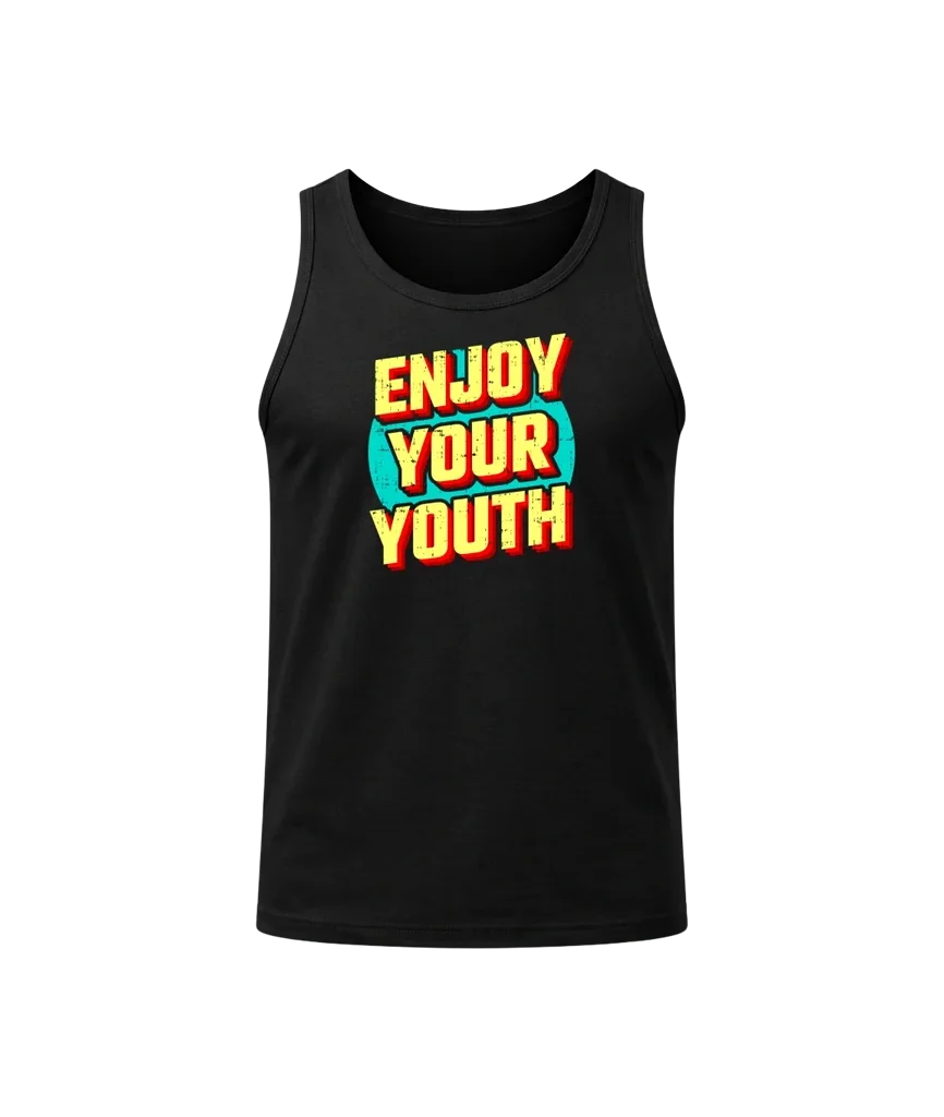 Enjoy Youth Retro Print Tank