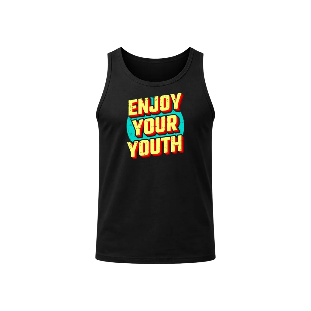 Enjoy Youth Retro Print Tank