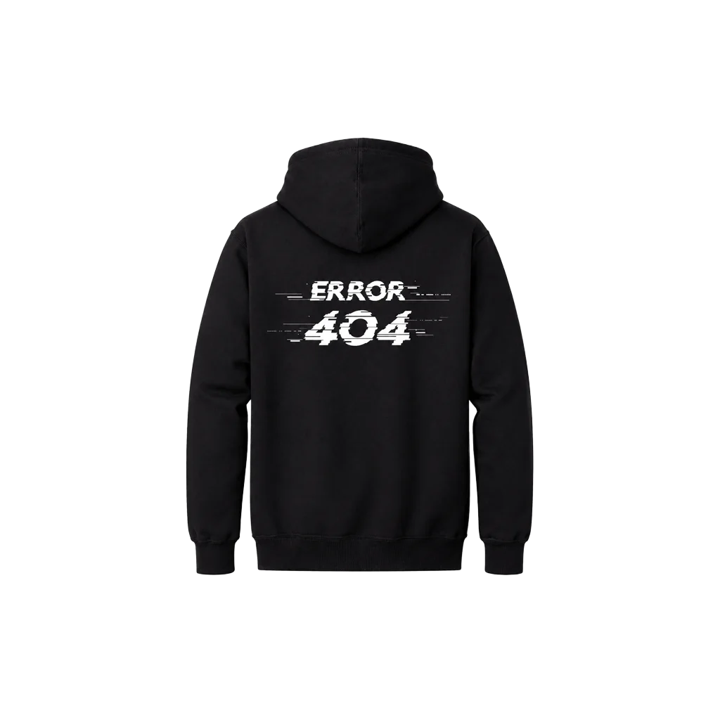 Error 404 Heavy Streetwear Hoodie