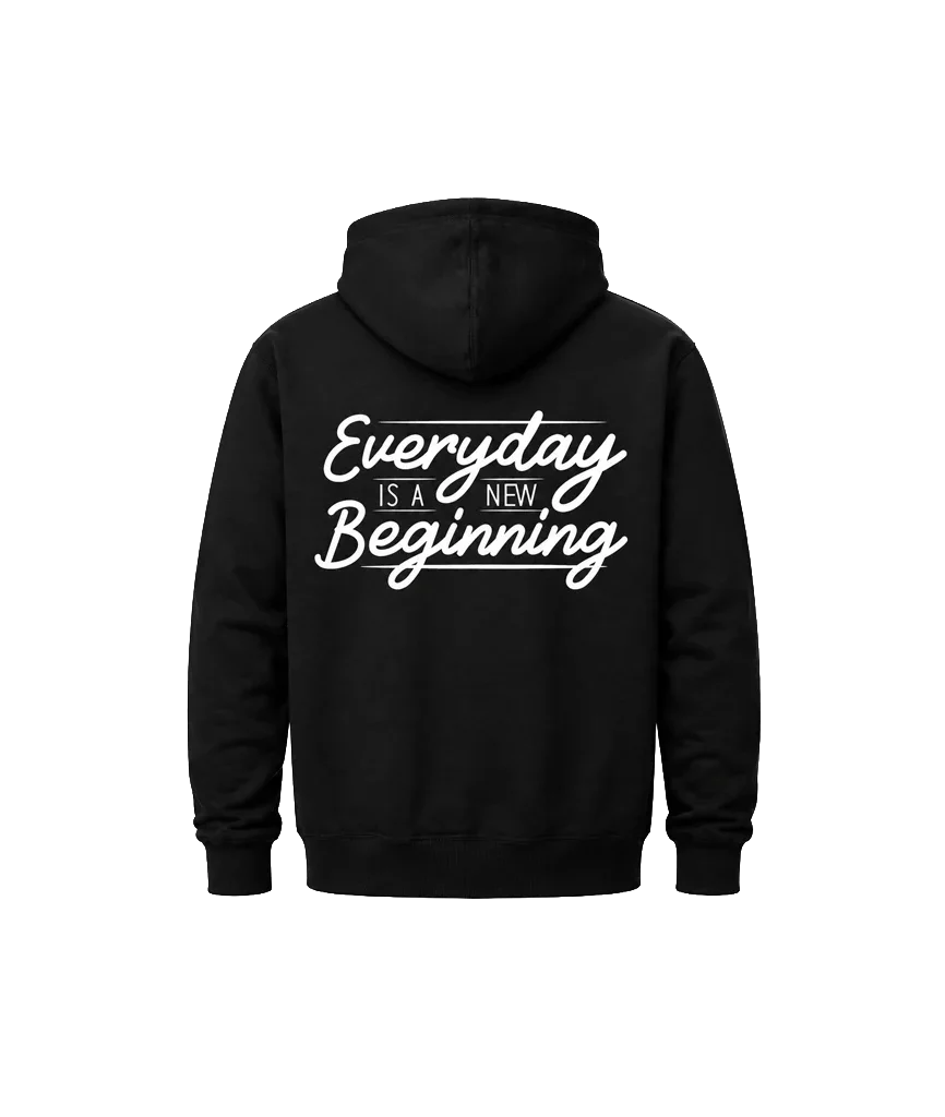New Beginning Double Print Hoodie