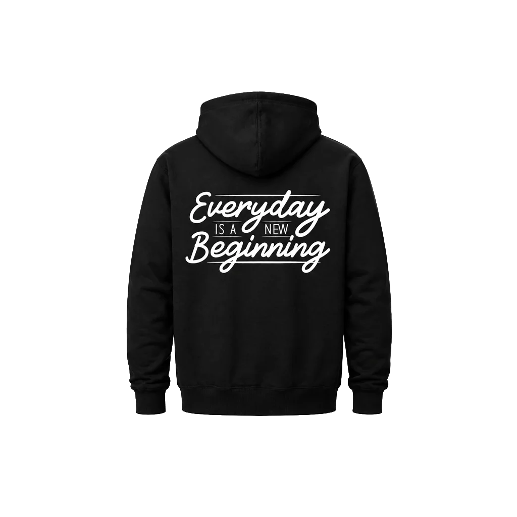 New Beginning Double Print Hoodie