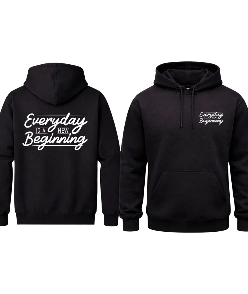 New Beginning Double Print Hoodie