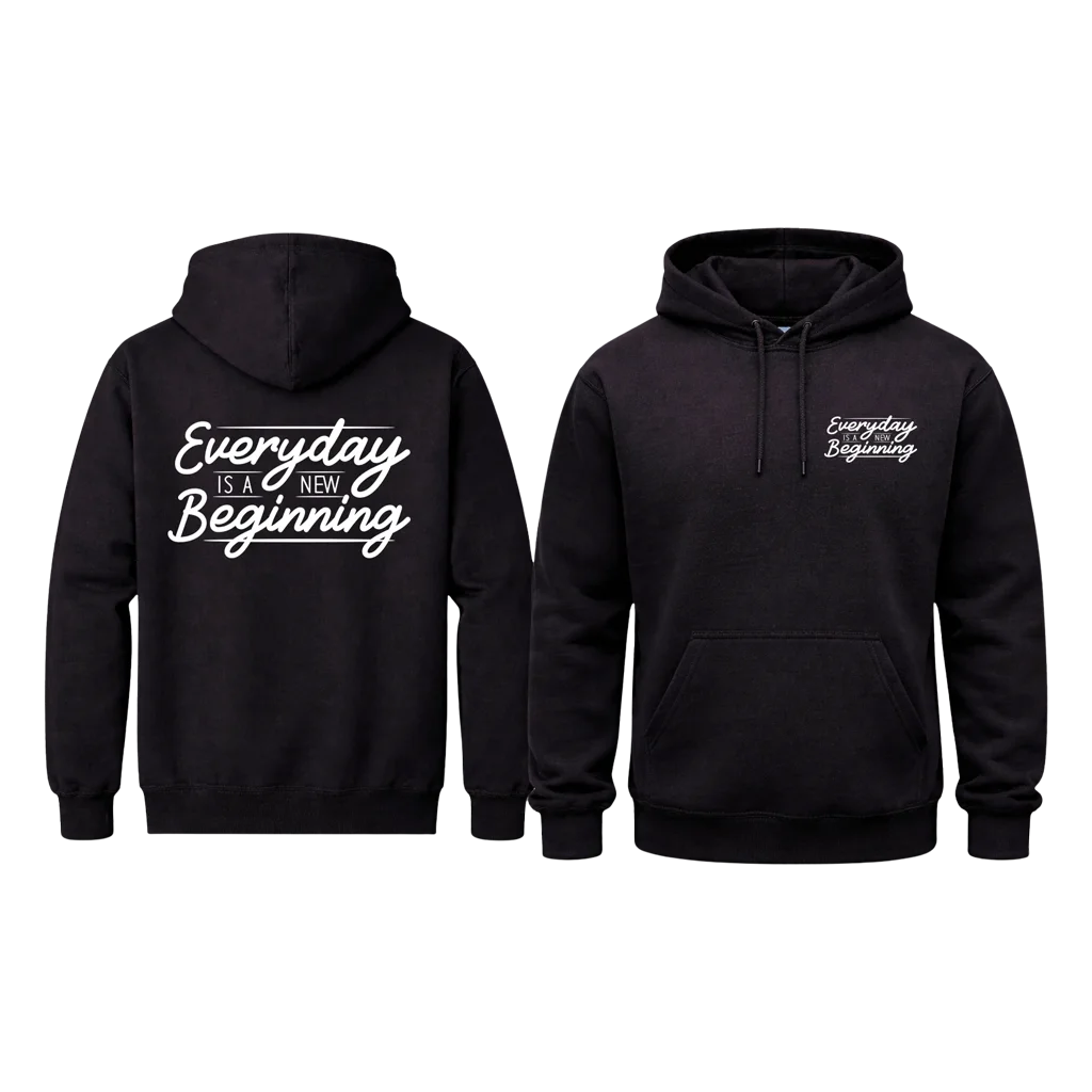 New Beginning Double Print Hoodie