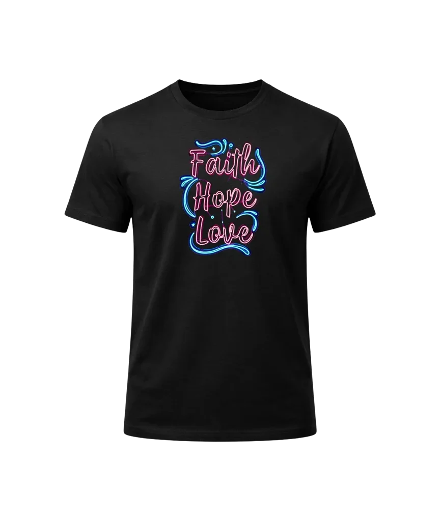 Faith Hope Love Graphic T-Shirt