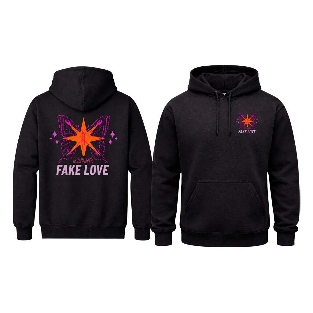 Fake Love Dual Print Pullover