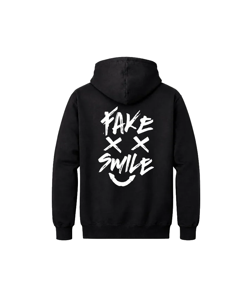 Fake Smile Dual-Print Hoodie
