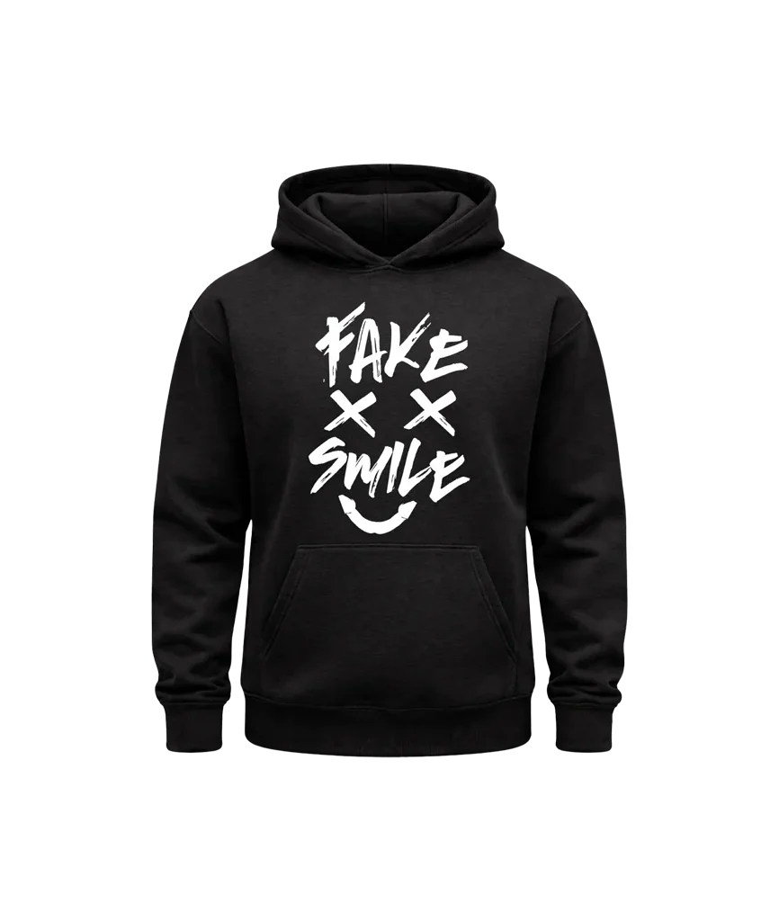 Fake Smile Black Pullover