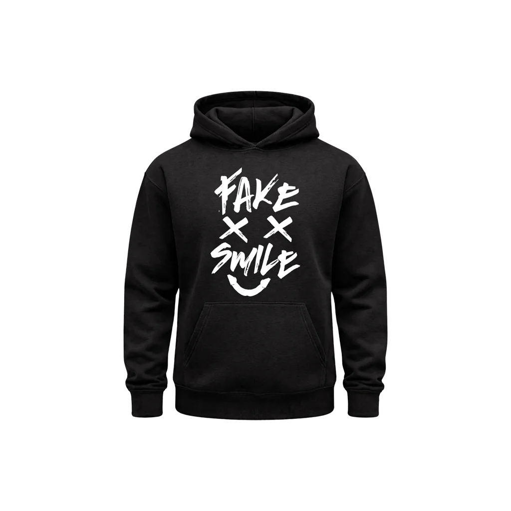 Fake Smile Black Pullover