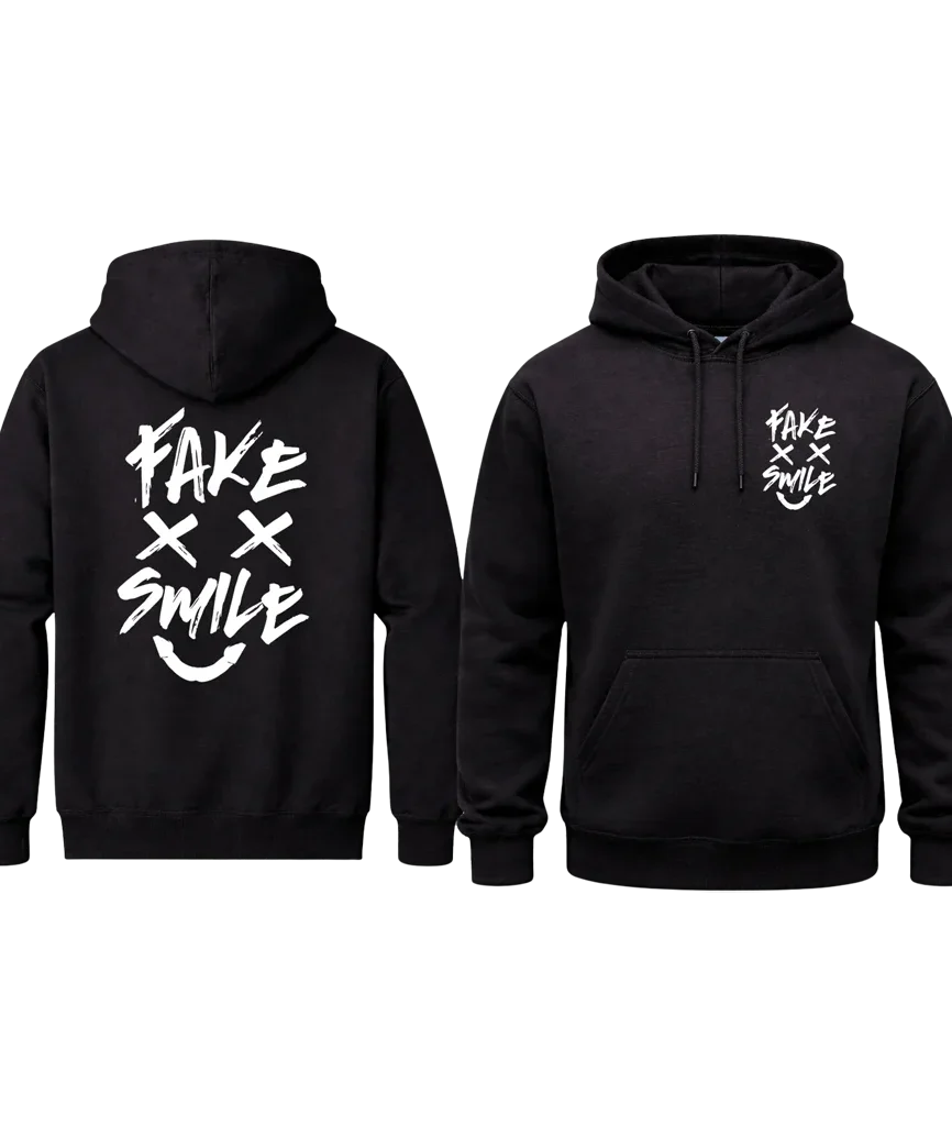 Fake Smile Dual-Print Hoodie