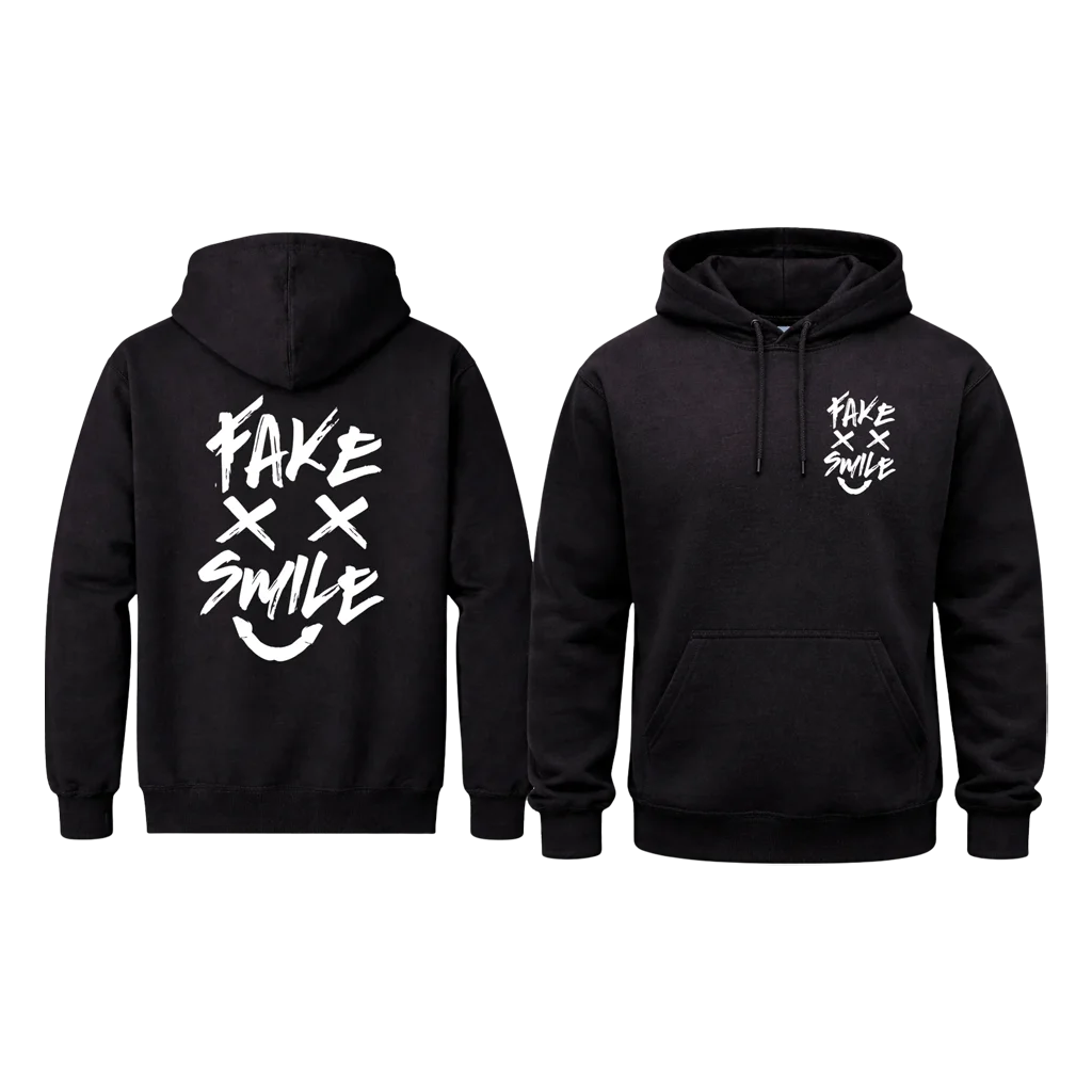 Fake Smile Dual-Print Hoodie