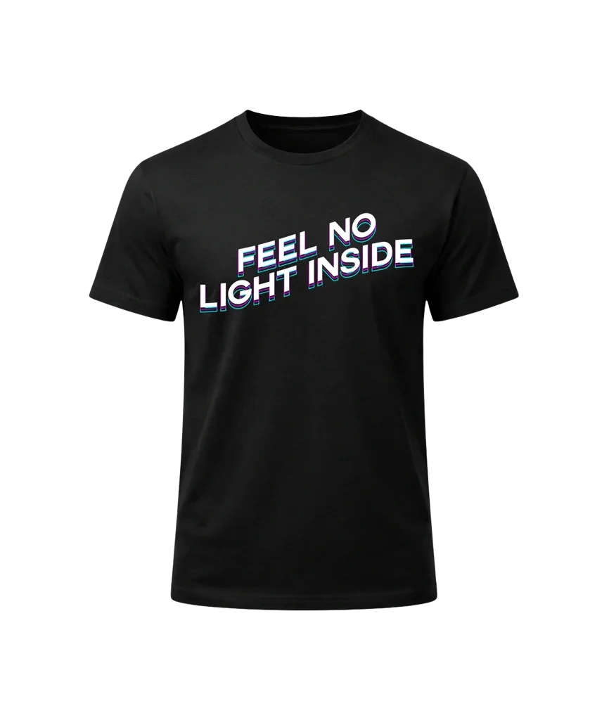 Glitch Text Cotton Tee
