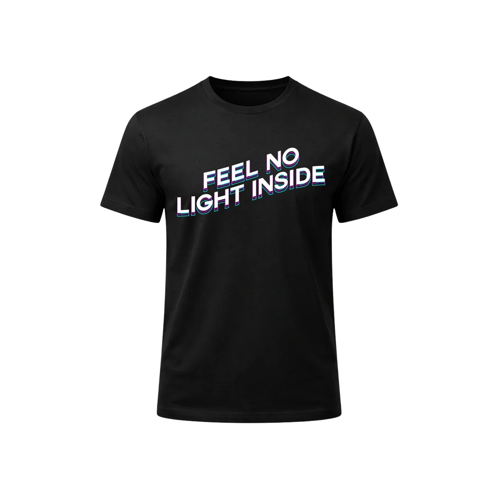 Glitch Text Cotton Tee