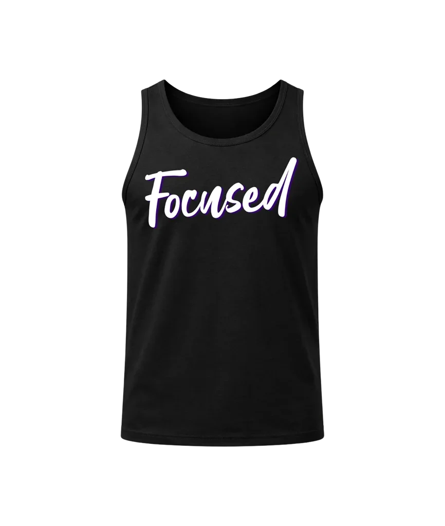 Focused Script Tank Top