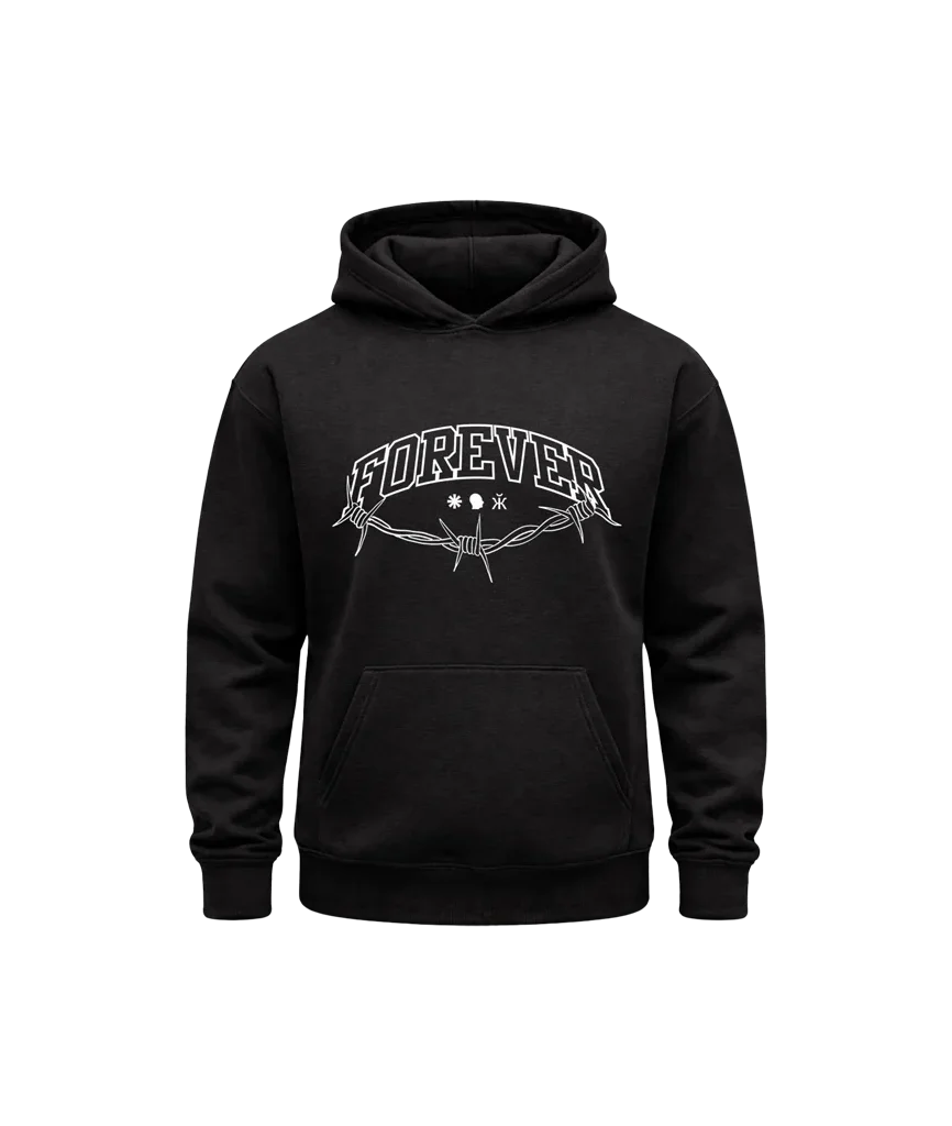 Forever Black Hoodie