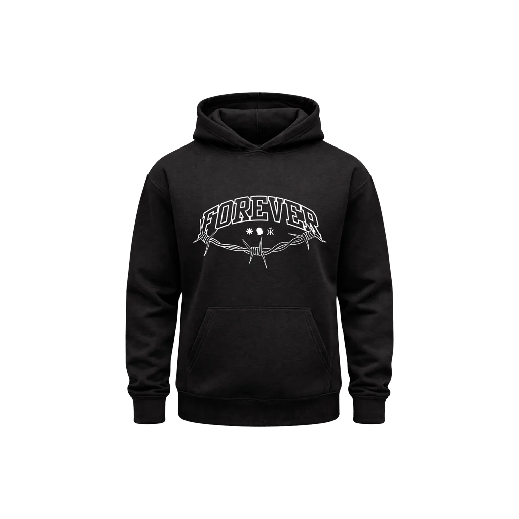 Forever Black Hoodie