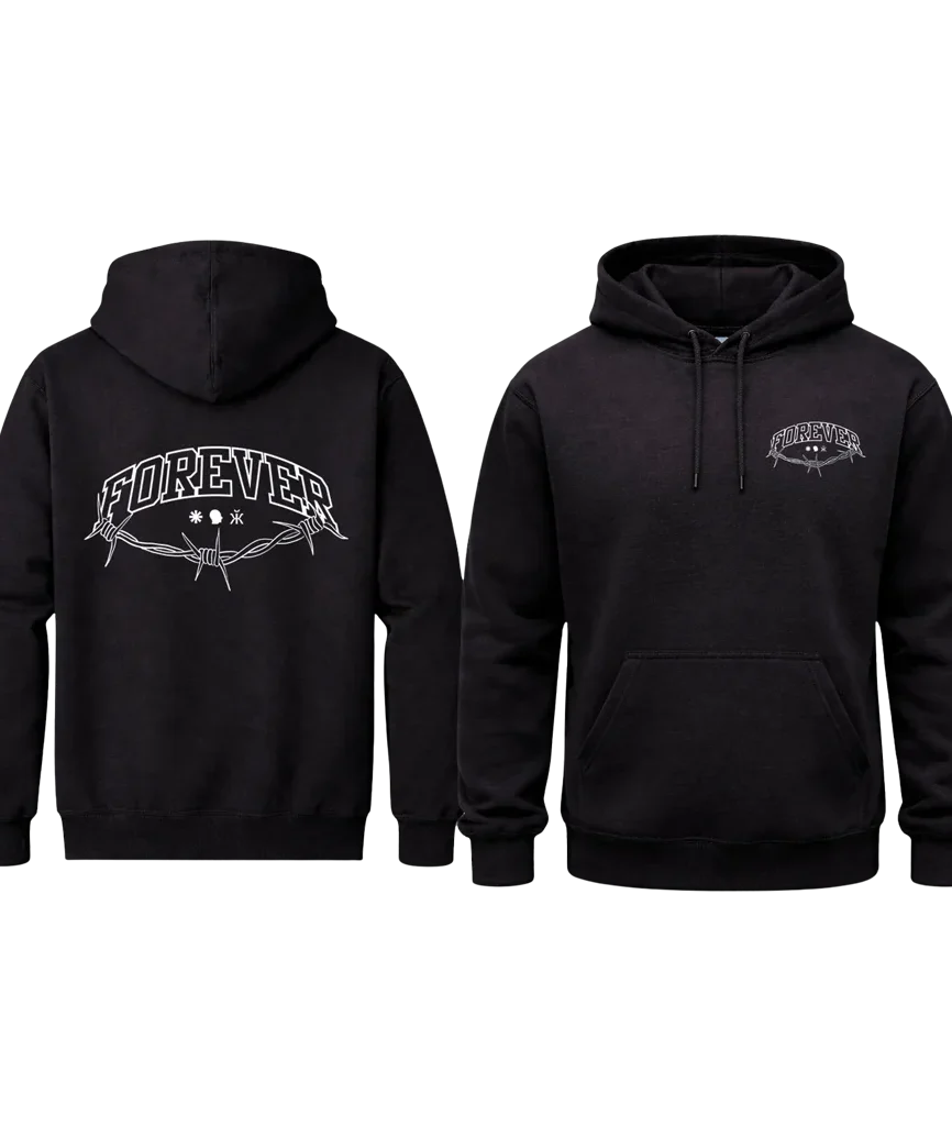 Forever Front And Back Print Hoodie