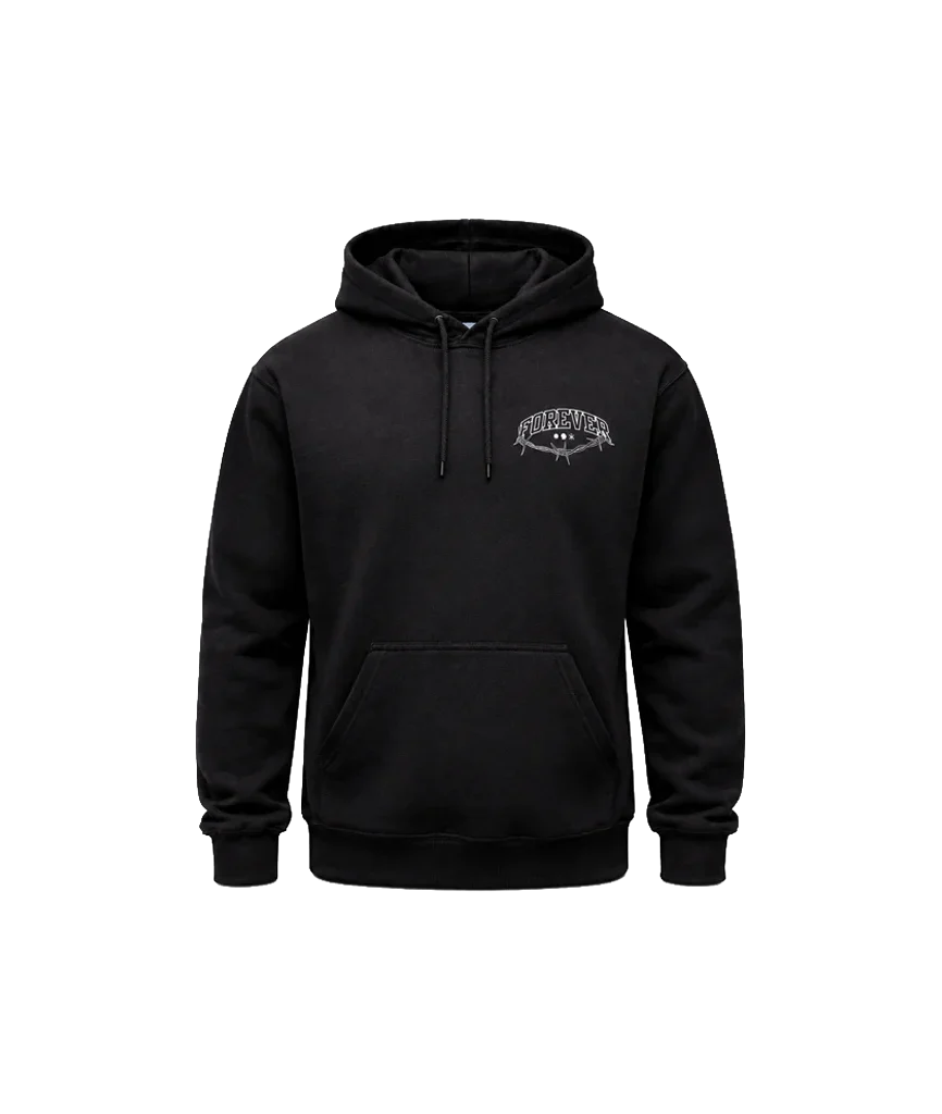 Forever Front And Back Print Hoodie