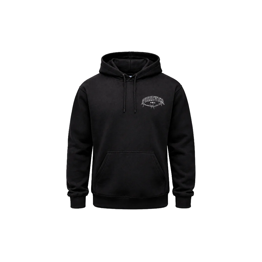 Forever Front And Back Print Hoodie