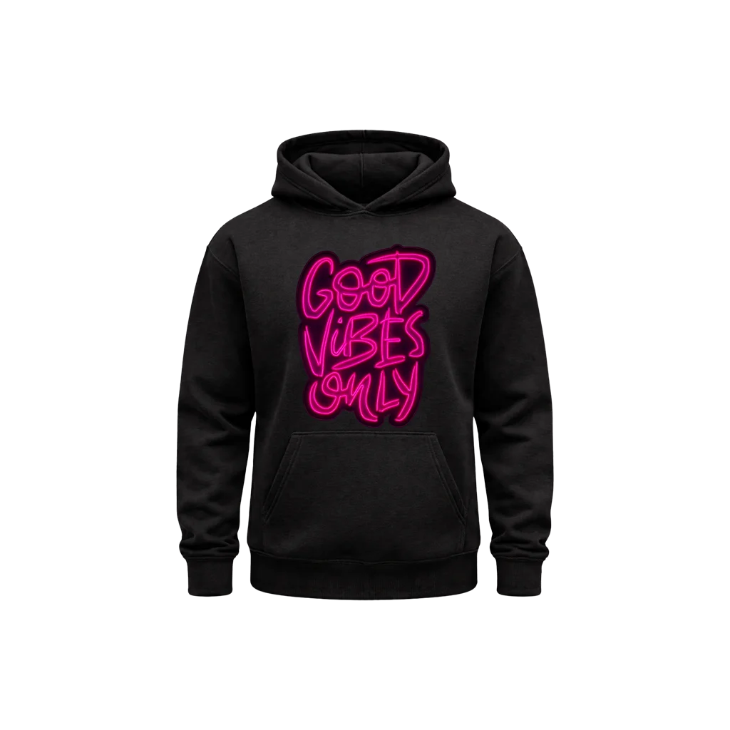 Good Vibes Only Black Sweatshirt