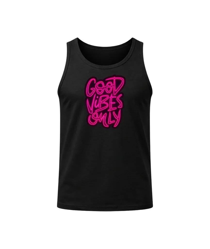 Pink Neon Vibe Gym Tank