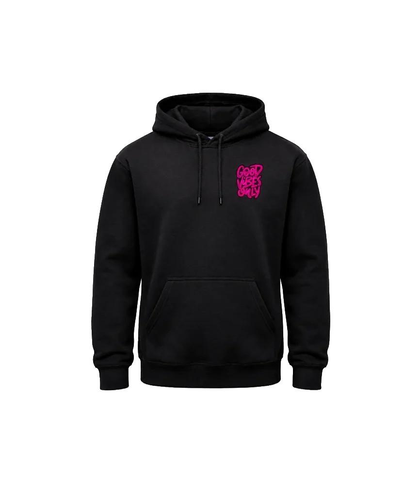 Dual Print Good Vibes Hoodie