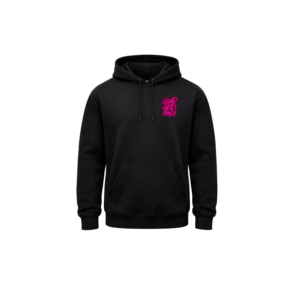 Dual Print Good Vibes Hoodie