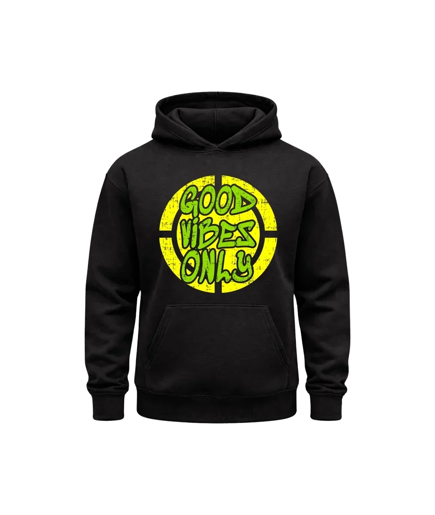Classic Good Vibes Men’s Pullover Hoodie