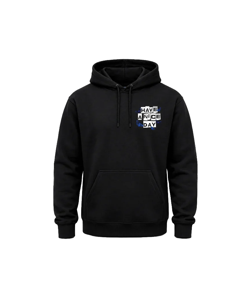 Butterfly Lettering Dual-Print Hoodie