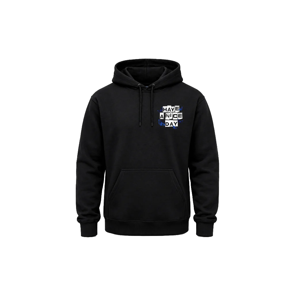 Butterfly Lettering Dual-Print Hoodie