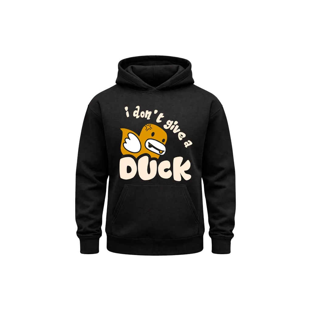 Angry Duck Black Pullover