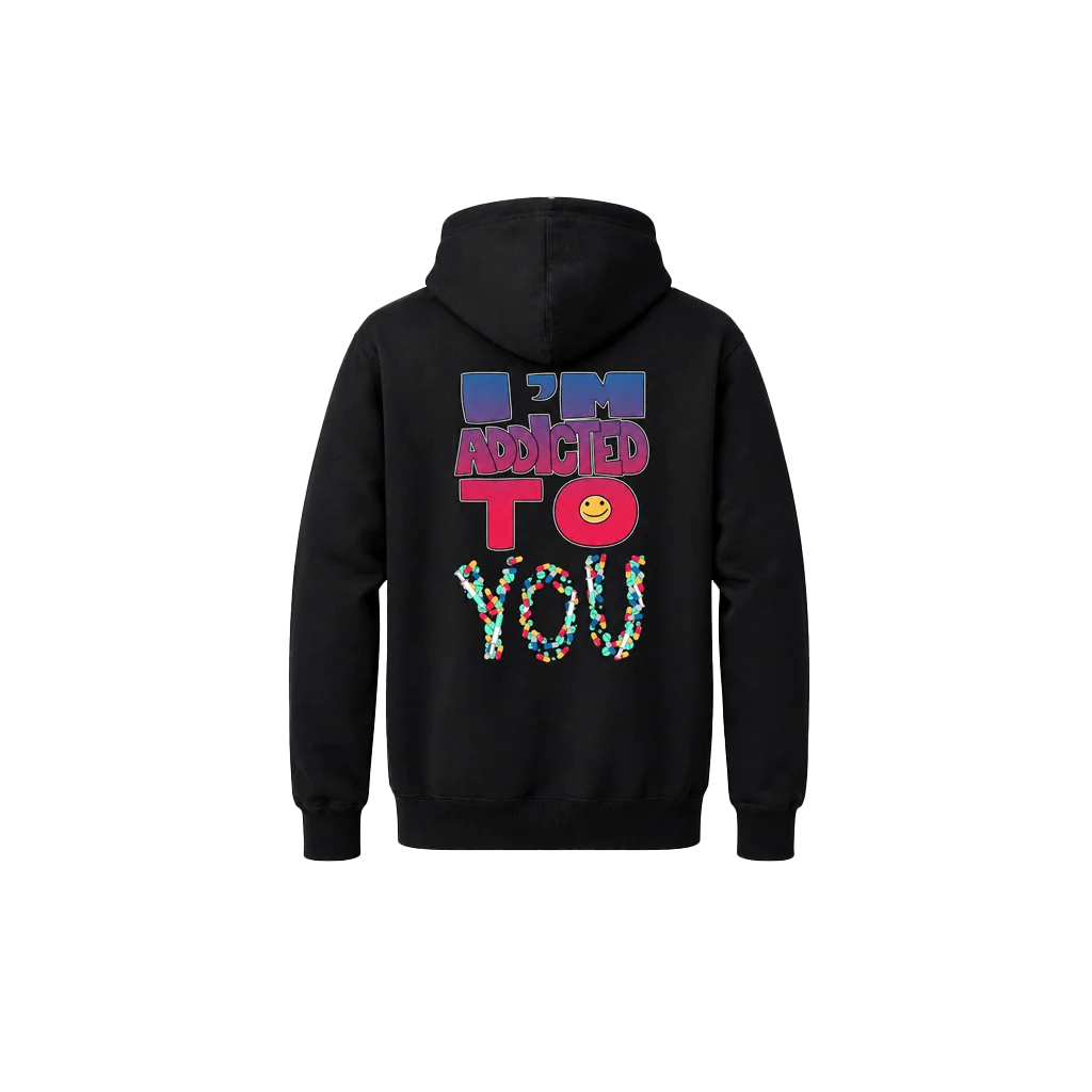 I’m Addicted To You Dual-Print Graphic Hoodie