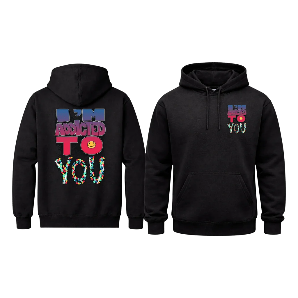 I’m Addicted To You Dual-Print Graphic Hoodie