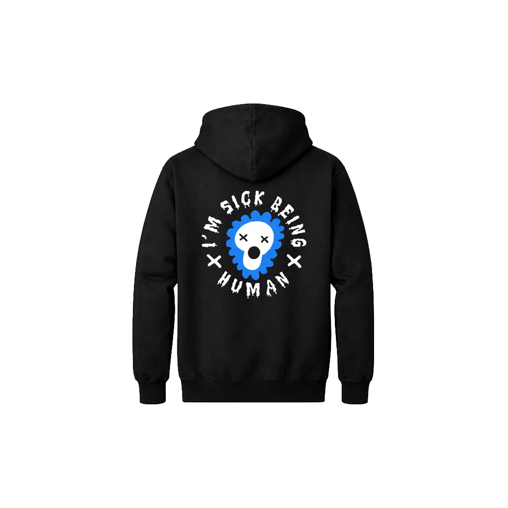 Sick Being Human Dark Skull Pullover