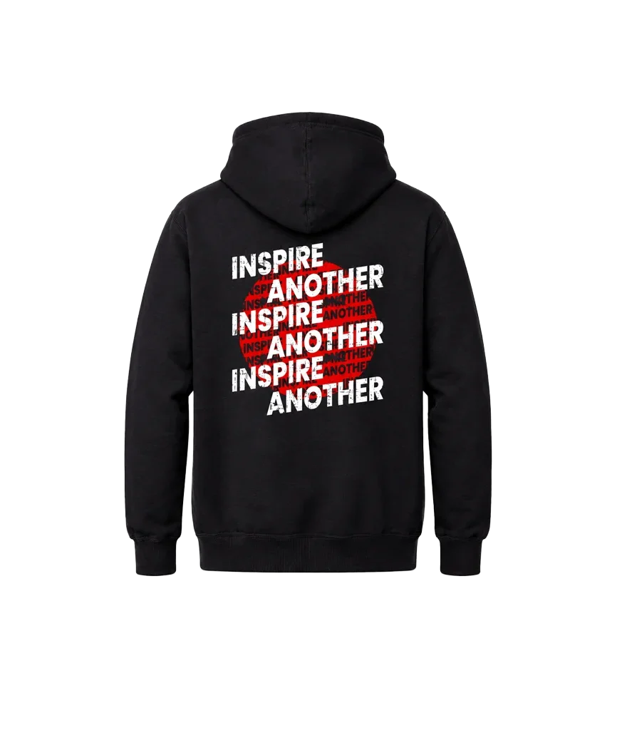 Inspire Another Front And Back Print Hoodie