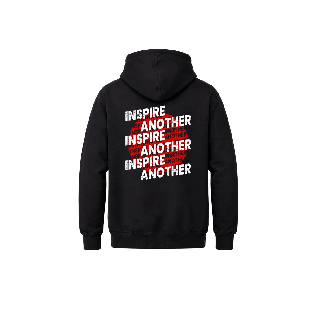 Inspire Another Front And Back Print Hoodie