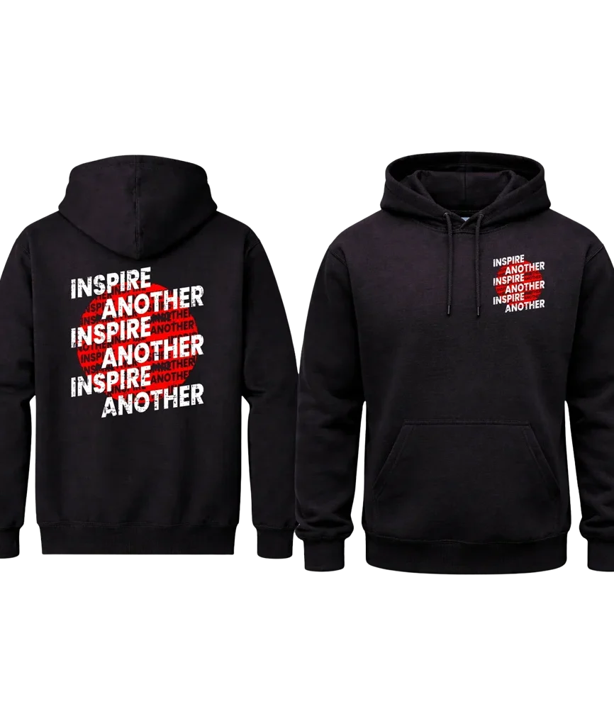 Inspire Another Front And Back Print Hoodie