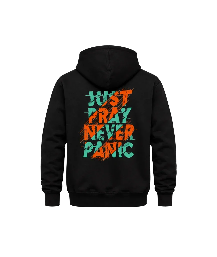 Dual-Side Peace Graphic Hoodie