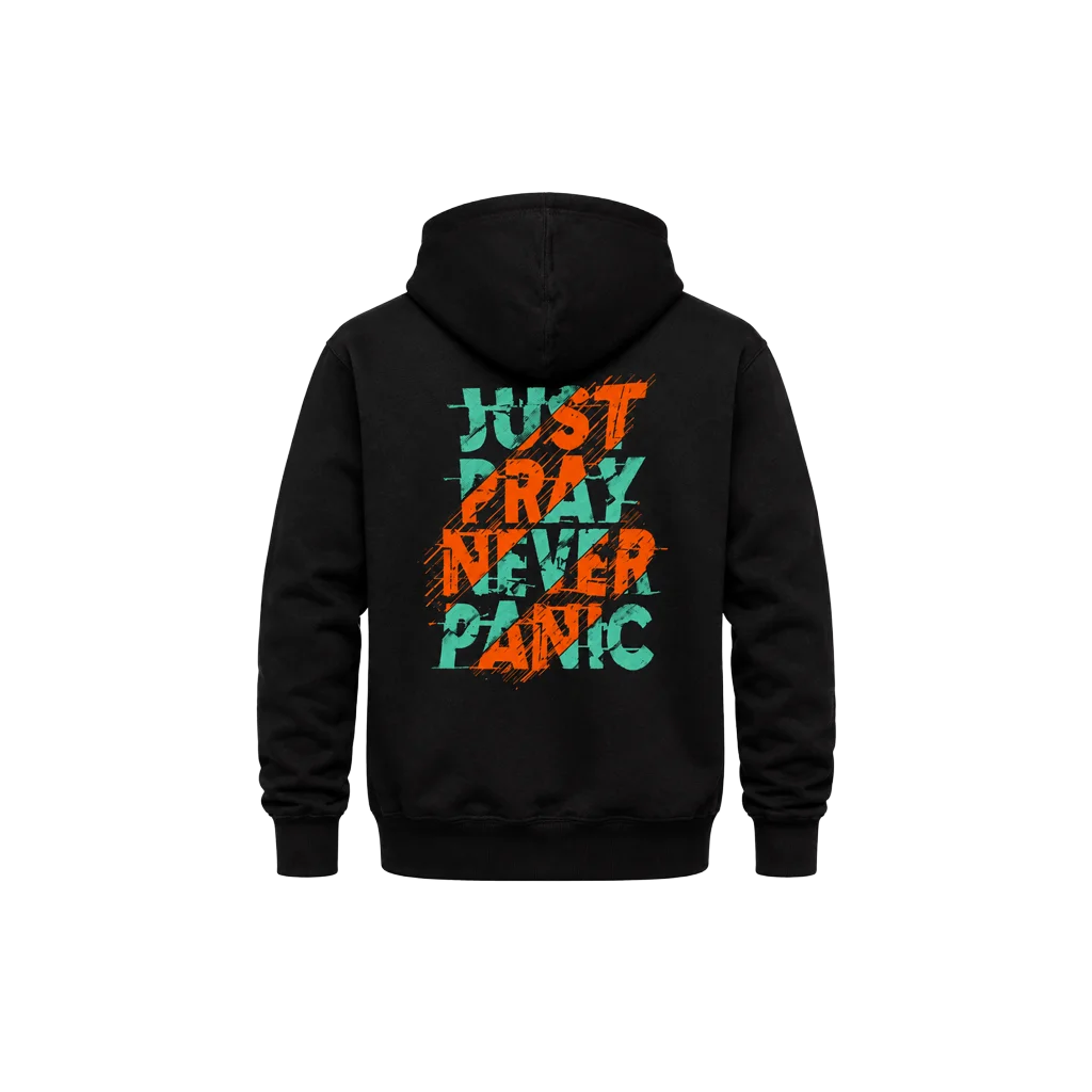 Dual-Side Peace Graphic Hoodie