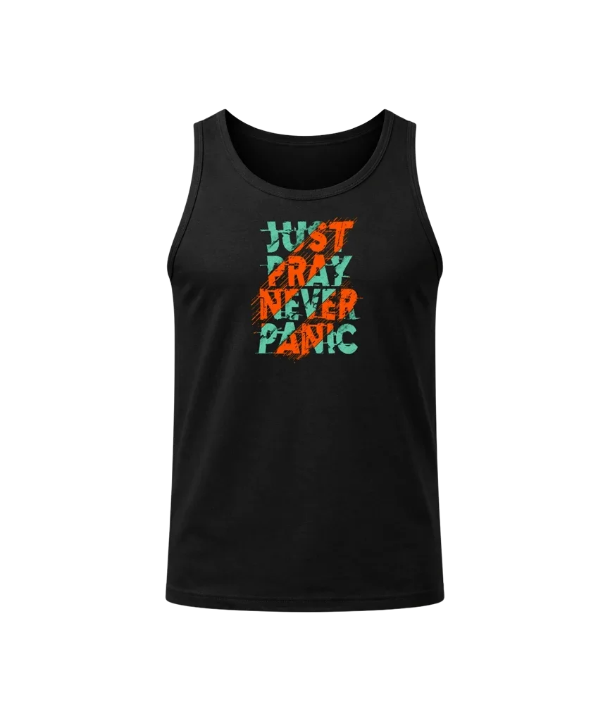 Just Pray Black Workout Tank