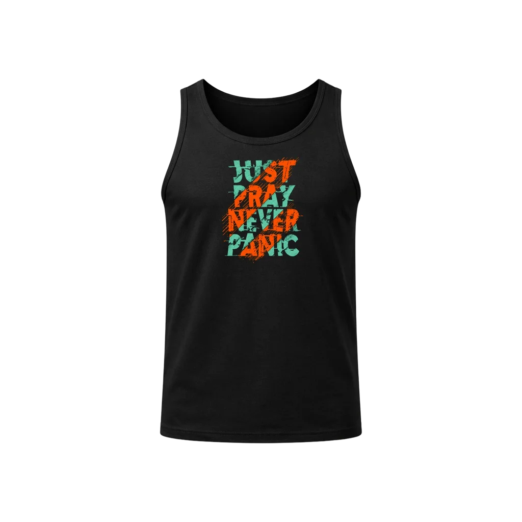 Just Pray Black Workout Tank