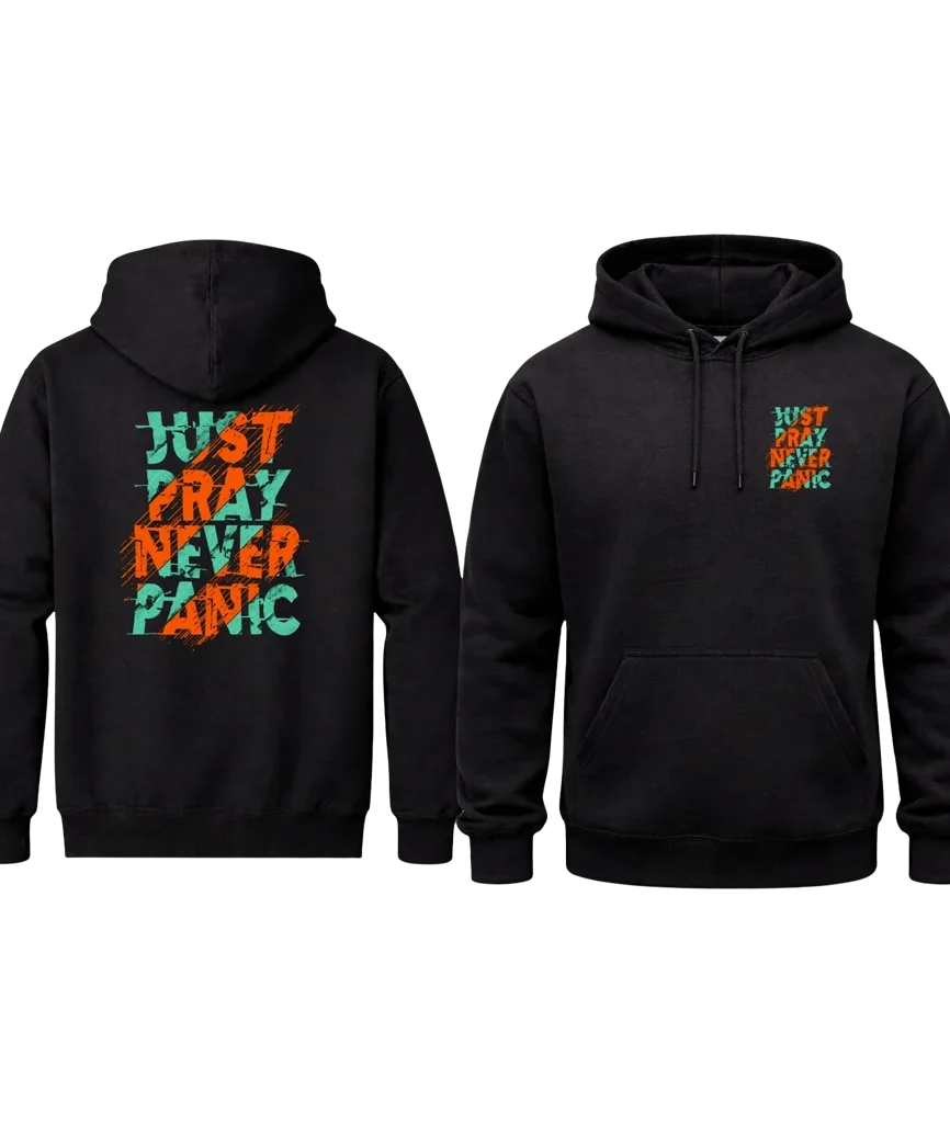 Dual-Side Peace Graphic Hoodie