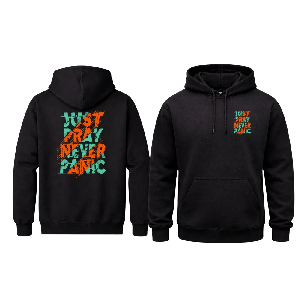Dual-Side Peace Graphic Hoodie