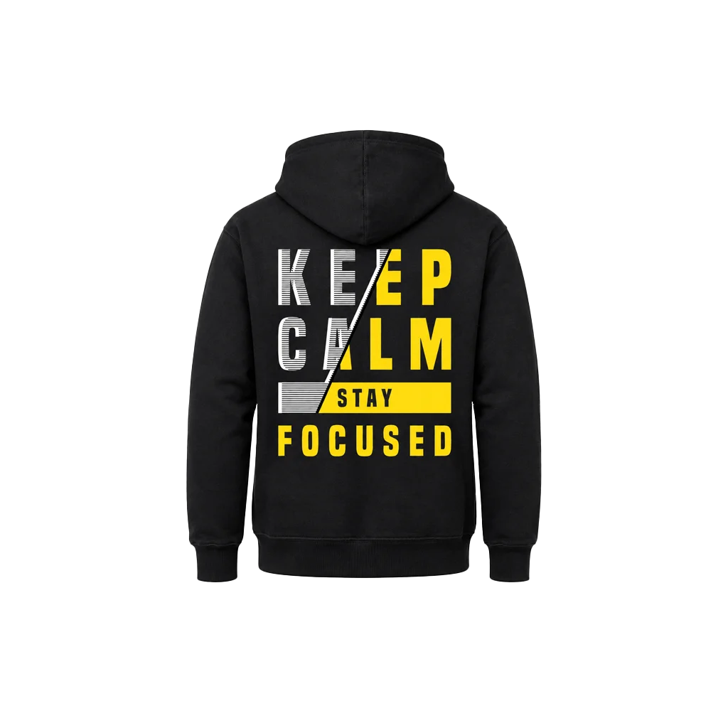 Keep Calm Stay Focused Golf Dual-Print Hoodie