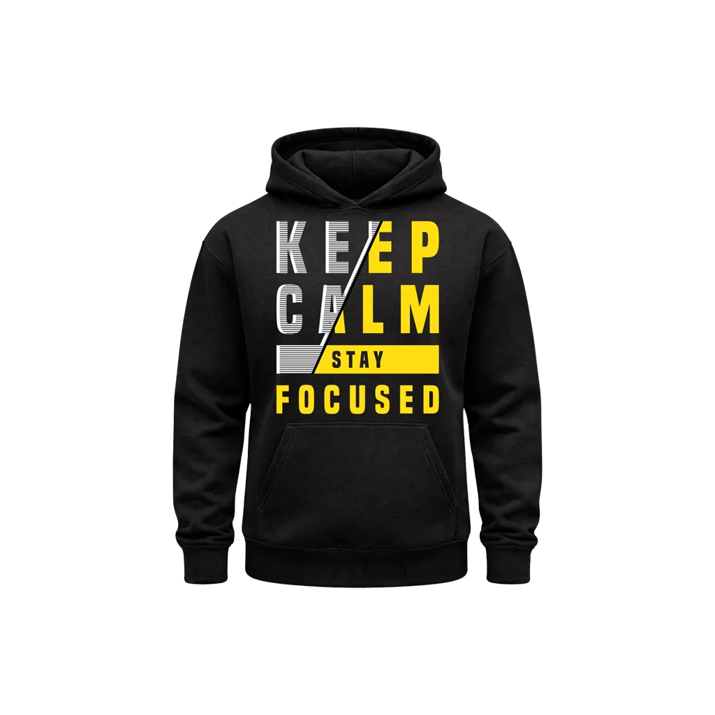 Keep Calm Stay Focused Hoodie