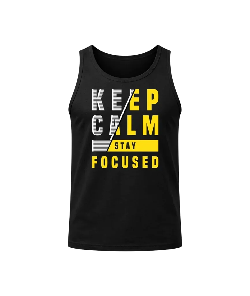 Keep Calm Stay Focused Golf Tank Top