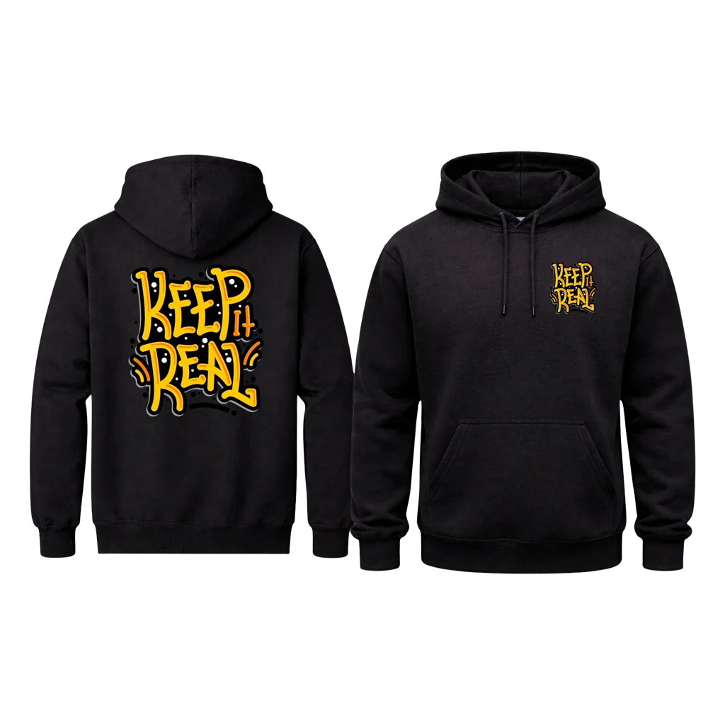 Keep It Real Back Graphic Sweatshirt