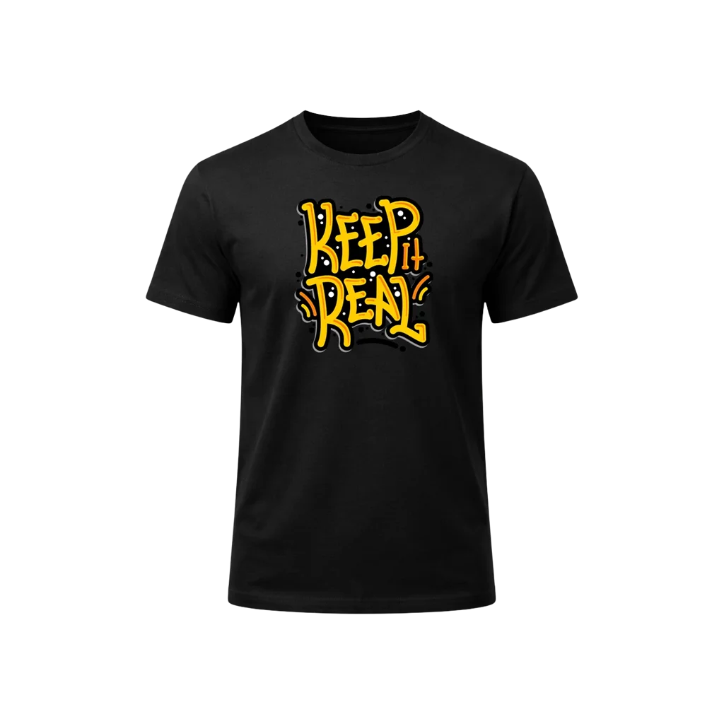 Keep Real Graphic T-Shirt