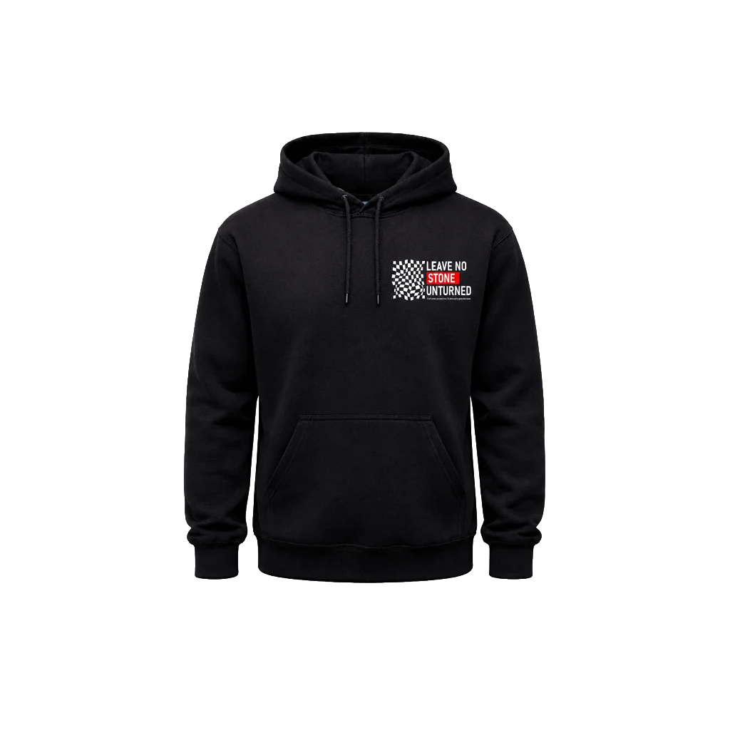 Leave No Stone Unturned Dual-Print Hoodie