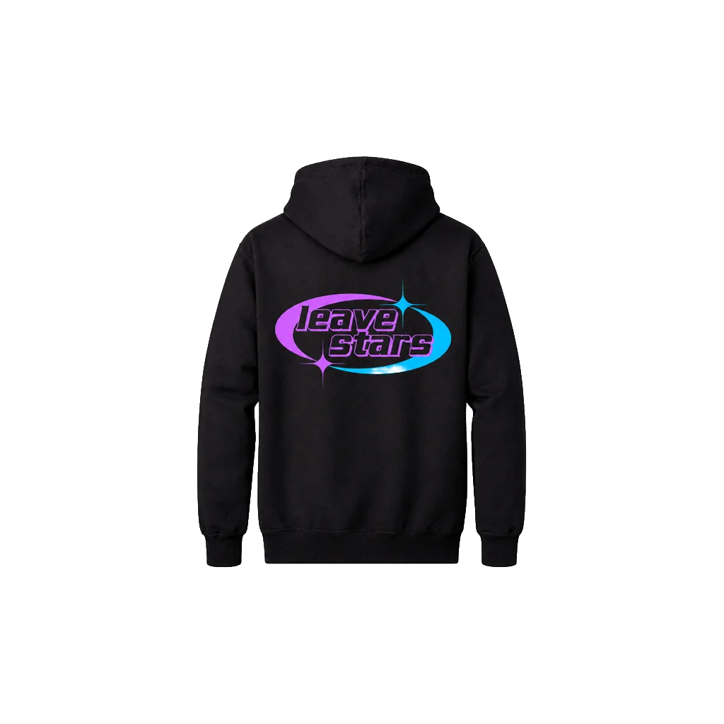 Leave Stars Front And Back Print Hoodie