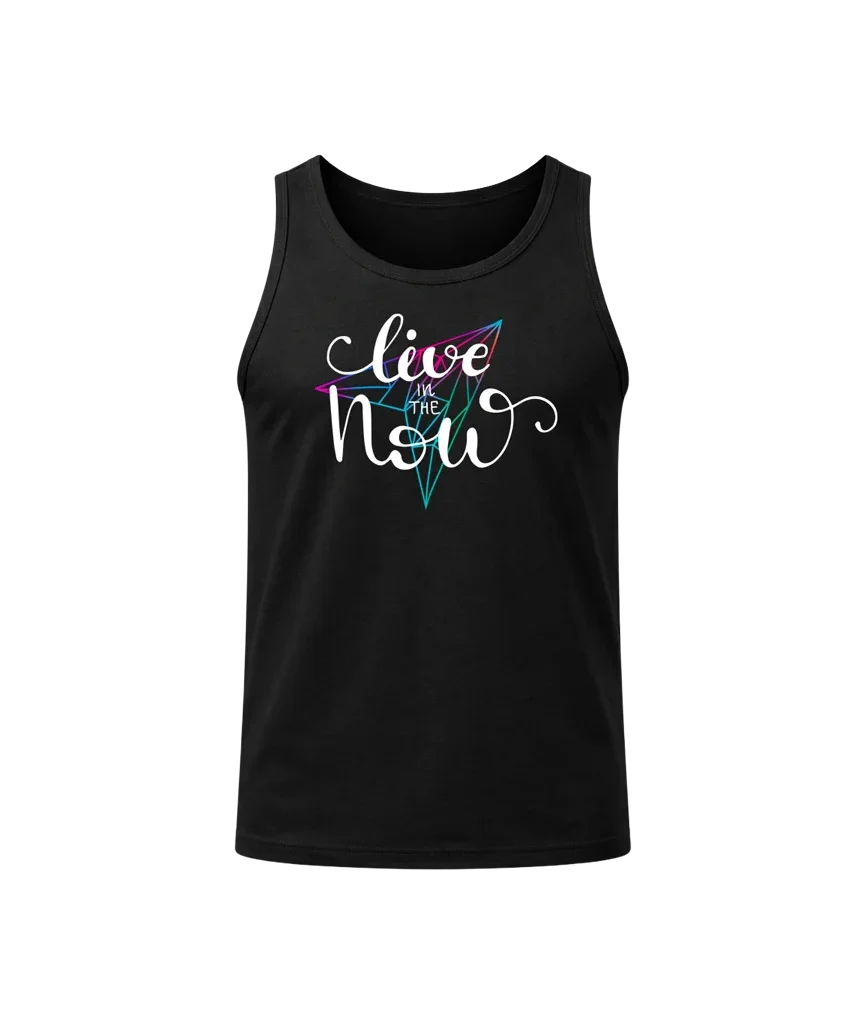 Live In The Now Black Tank